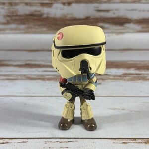 Funko Pop 2016 Star Wars Rogue One Scarif Stormtrooper Bobblehead No Base – Used